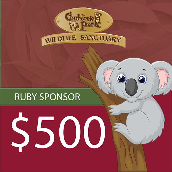 Ruby Sponsor - $500 - Cooberrie Park Wildlife Sanctuary